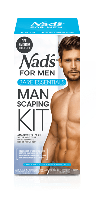 Nad's for Men Hair Removal Manscaping Kit | The Bare essentials
